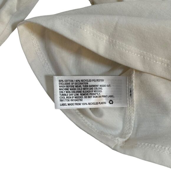 NWT Cat & Jack 4t White Long Sleeve Eyelet Ruffle Top Shirt Plain Solid Formal - Picture 6 of 7